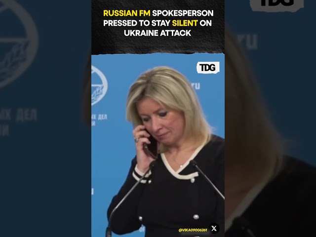 #watch | Russian FM Spokesperson Avoids Ukraine Strike Questions at Briefing #viralreels