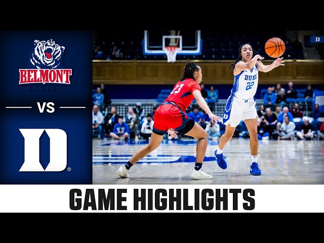 Belmont vs. Duke Game Highlights | 2024-25 ACC Women’s Basketball