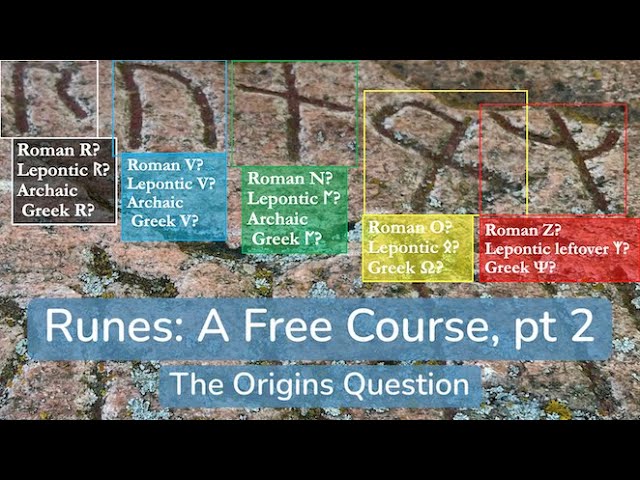 Runes: A Free Course, pt 2 (Origins)