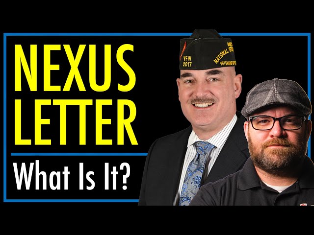 What is a NEXUS Letter for VA Disability? | VA Claim for Service-Connection | theSITREP