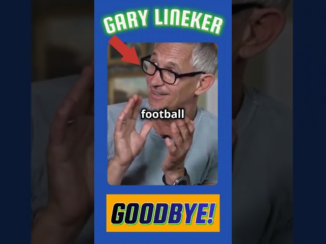 Gary Lineker Says Goodbye To MOTD After 25 Years!