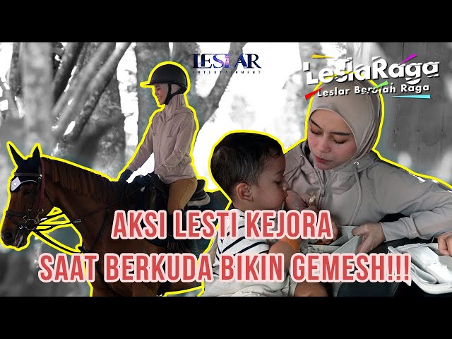 LESLARAGA : LESTI KEJORA MEMANJAKAN KUDA KESAYANGANNYA KEJORA!!!