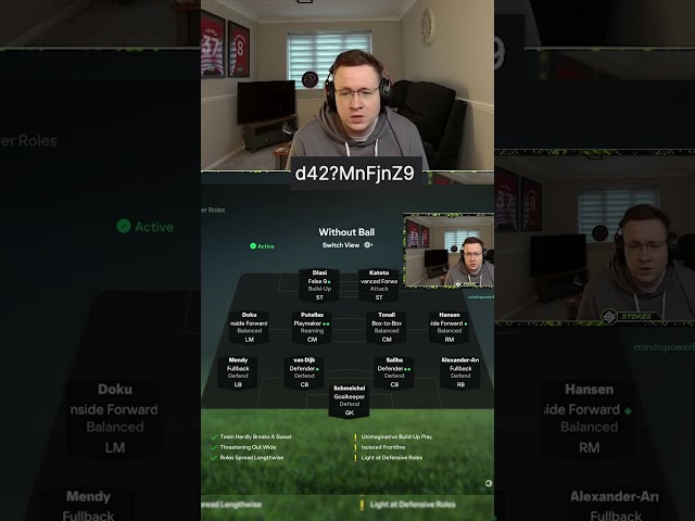My Updated INSANE 4-4-2 Custom Tactics on FC25! #FC25 #EAFC #EAFC25 #FutwizStokes #Futwiz
