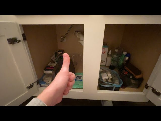 Natural ASMR - Organizing the Cabinet (Unintentional Sounds, No Talking)