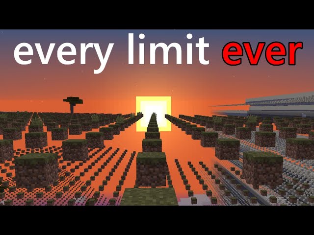 every minecraft distance limit, ever.