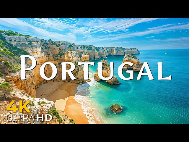 Journey Through Portugal 4K - Relaxation Film - Peaceful Relaxing Music - Nature 4k Video Ultra HD