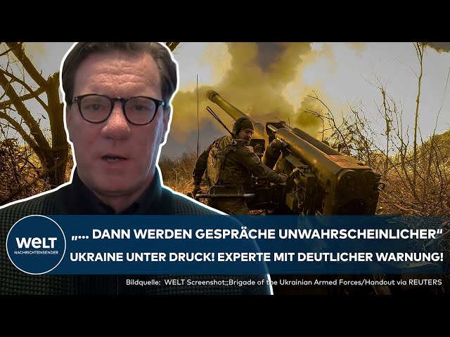 PUTIN'S WAR: Ukraine under pressure! Security expert Nico Lange with a clear warning to the West