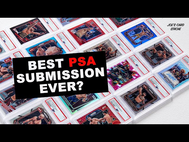 20 UFC CARD PSA RETURN | Over 1K in Profit!!