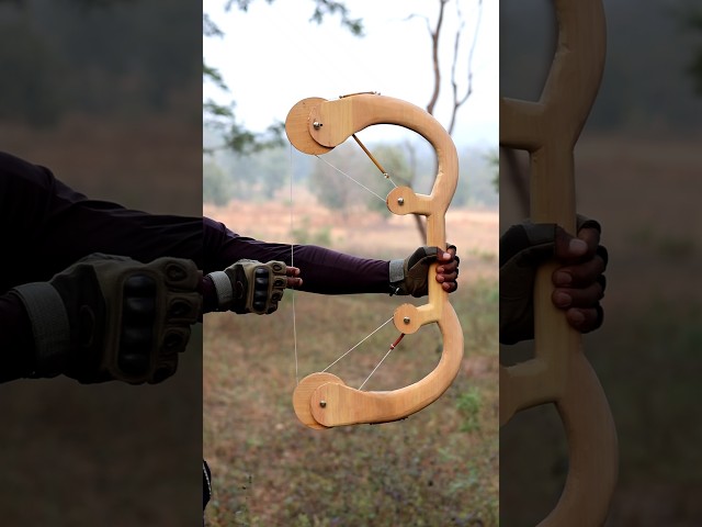 How To Make Bow And Arrow From Bamboo Craft #diy #craft #youtubeshorts #wood #bamboo