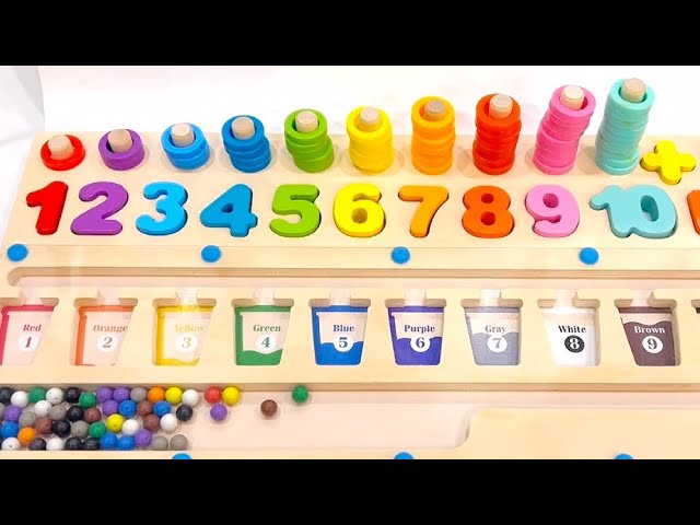 Learning  Numbers & colors Activity Educational Videos | Preschool Toddler Learning Toy