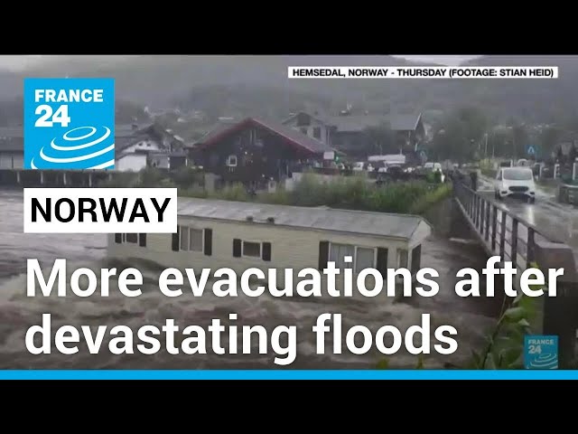 Norway floods: Authorities consider more evacuations in South-East • FRANCE 24 English