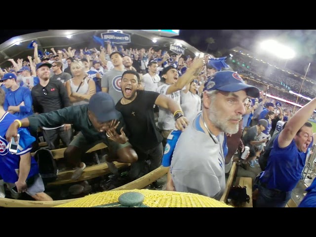 360° LA Dodgers game Turner Walk-off Homerun vs. Chicago Cubs the day Aaron Rogers broke collarbone