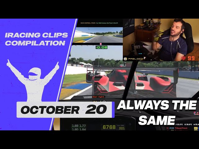 October 20 | iRacing Clips Compilation