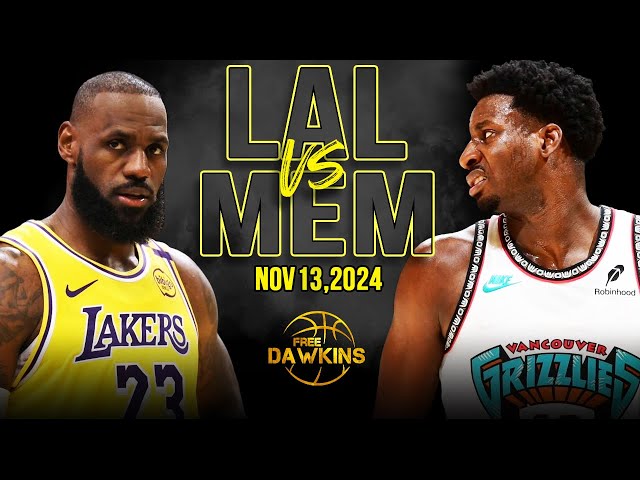 Los Angeles Lakers vs Memphis Grizzlies Full Game Highlights | Nov 13, 2024 | FreeDawkins