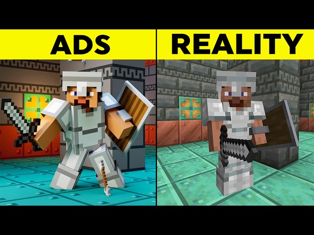 Minecraft Trailer vs Reality 2