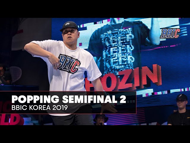 Hozin vs. Franqey | BBIC Korea 2019 Popping Semifinal 2