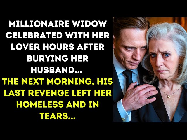 Millionaire Widow Partied With Lover Hours After Burying Husband. Next Morning, His Final Revenge...