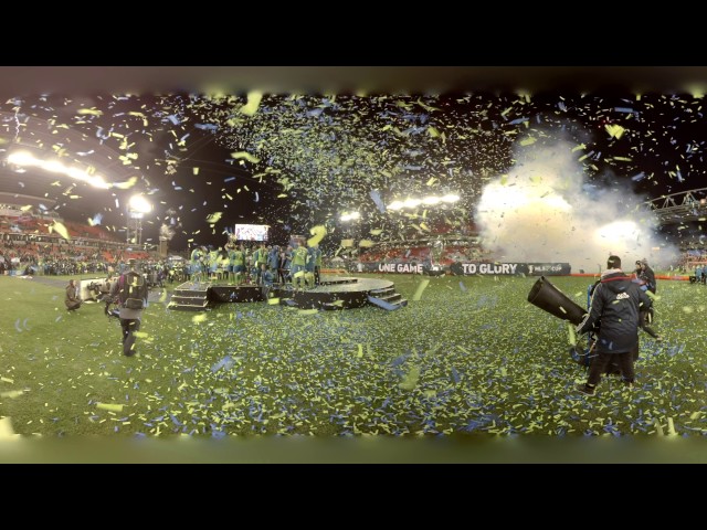 Sounders Lift Cup in Virtual Reality