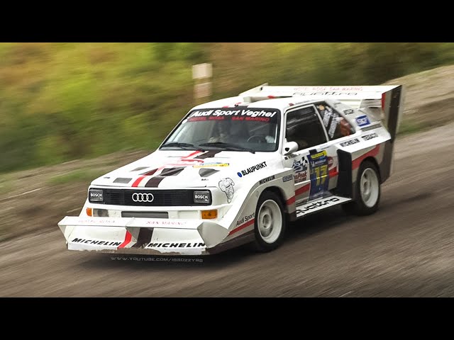 Audi Sport quattro E2 Pikes Peak at RallyLegend 2021: Accelerations & Turbo 5-Cylinder Sound!