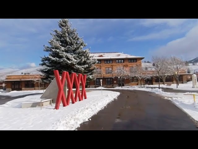 360° Virtual Tour - Missoula Downtown Winter View - Missoula, Montana MT.