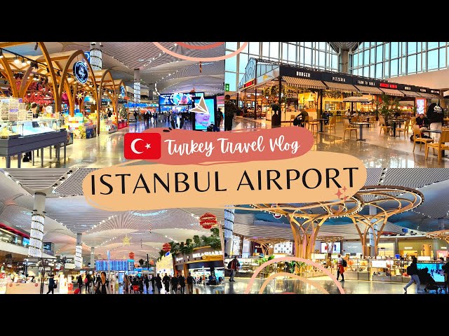 New ISTANBUL AIRPORT 2024 | Walking Tour | Turkey Travel Vlog 4K