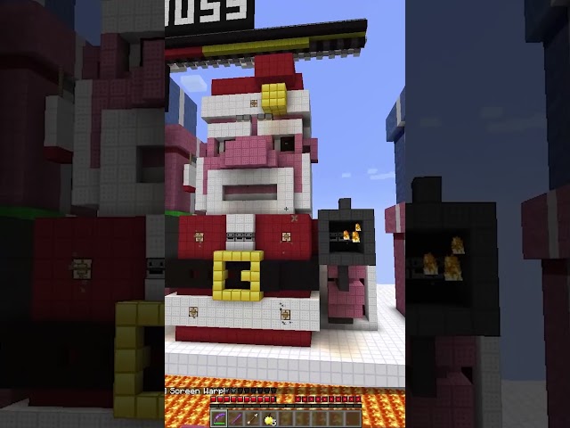 minecraft fighting santa minigame