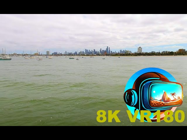 Enjoying the ASMR water views from the St Kilda Pier in MELBOURNE AUSTRALIA 8K 4K VR180 3D Travel