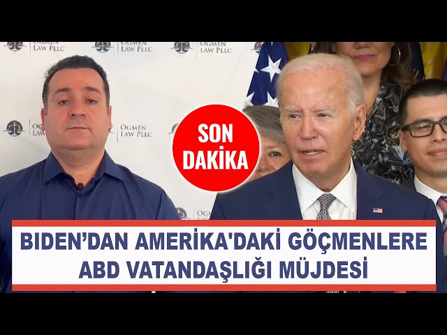 SON DAKİKA HABER - BIDEN’DAN AMERİKA'DAKİ GÖÇMENLERE ABD VATANDAŞLIĞI MÜJDESİ