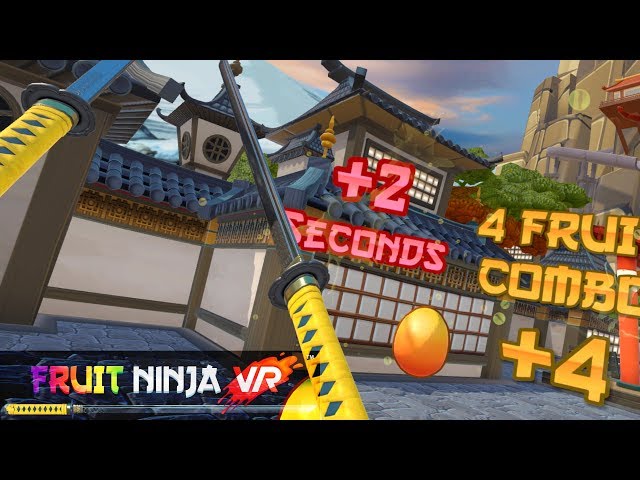 Fruit Ninja VR 360 degrees gameplay