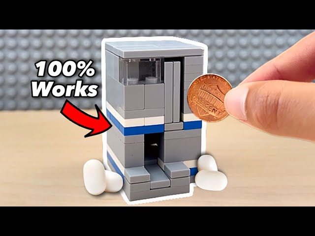 WORLD’S SMALLEST LEGO CANDY MACHINE- EASY TUTORIAL