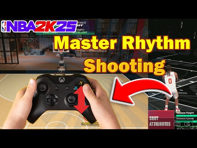 HOW TO SHOOT ON NBA 2K25 - GUIDE Mastering RHYTHM STICK SHOOTING and the art of TEMP