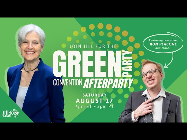 Jill Stein After Party with Ron Placone