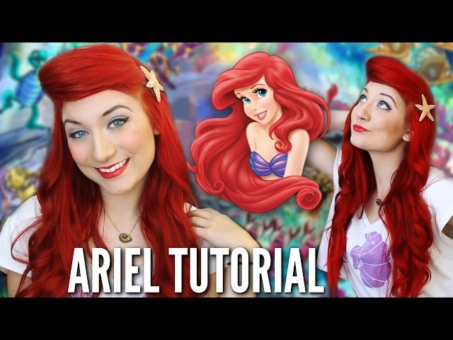 ARIEL - THE LITTLE MERMAID // HAIR & MAKEUP TUTORIAL