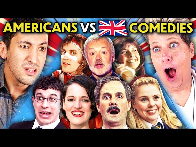 Americans Watch British Comedies For The First Time! | React