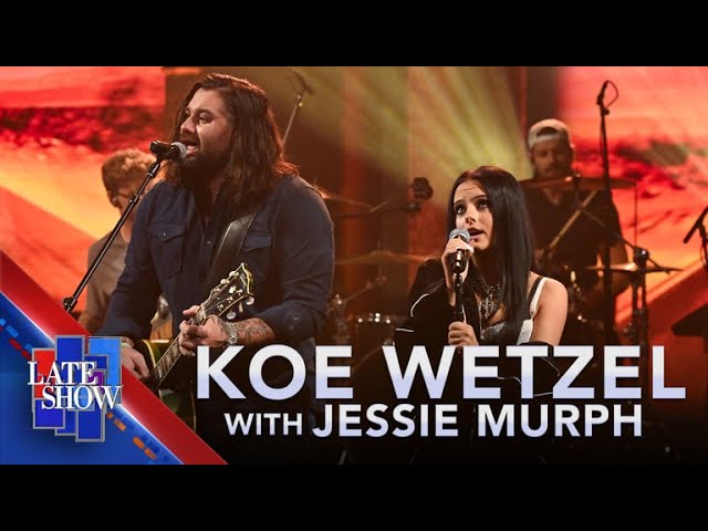 “High Road” - Koe Wetzel with Jessie Murph (LIVE on The Late Show)