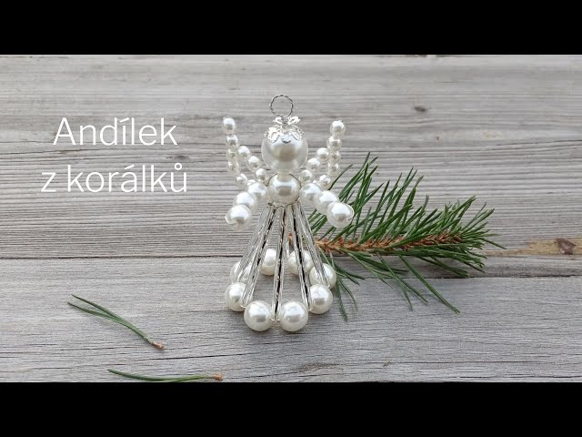 Návod: Andílek z korálků / DIY Tutorial: Angel from beads