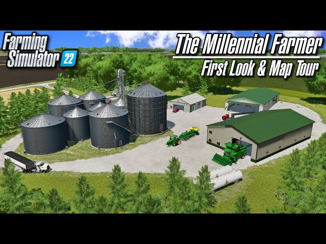 Millennial Farmer (MF Farms) - Map Preview | Farming Simulator 22