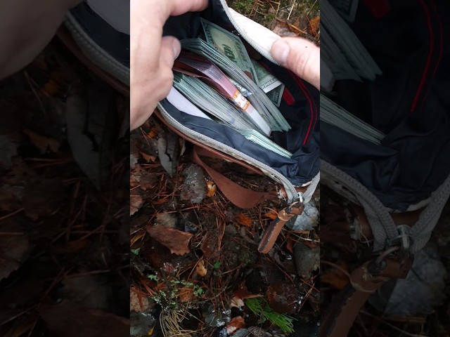 Bandit's bag found in the forest