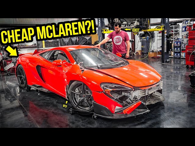 I Bought A Wrecked $400,000 Mclaren 675LT Because I'm A COMPLETE IDIOT (They Told Me NOT TO BUY IT)