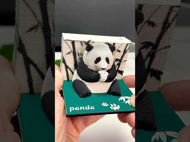 Send this to panda lovers 🐼💕📝#panda #pandalover #giftideas #satisfyingvideo