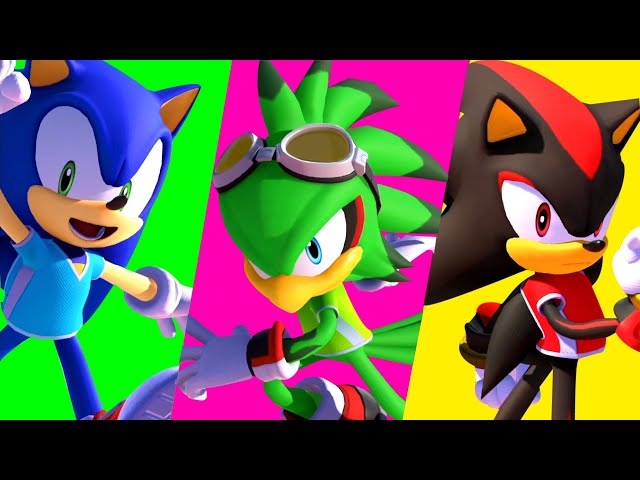 Mario & Sonic at The Olympic Games Tokyo 2020 Football Sonic, Shadow, Jet, Luigi