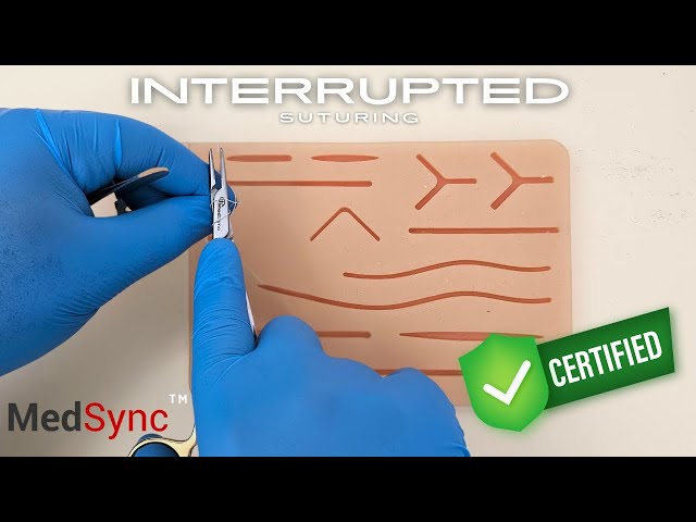 Simple Interrupted Sutures: You Won't Learn LIKE THIS In An OR!