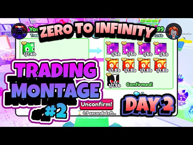 Trading Montage #2 | * DAY 2 *💎 ZERO TO INFINITY 🤑💎 | Pets Go | Roblox