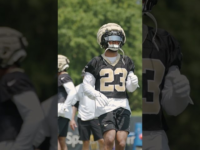 Marshon Lattimore 🔒 Saints Minicamp 2024 #saints #nfl #shorts