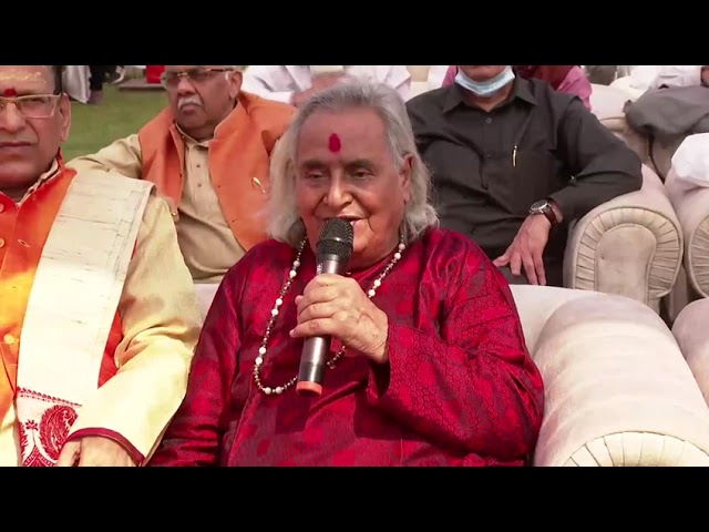 Pandit Channulal Mishra's blessings for PM Modi