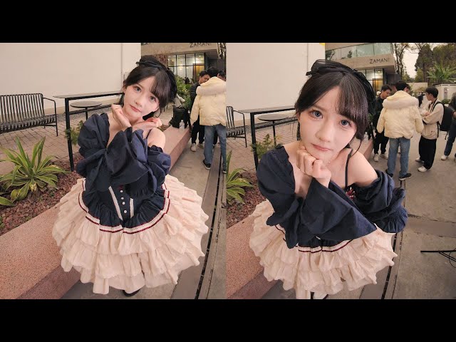 [VR180] Pretty girl in lolita dress in SEP Game Comic Con, Chengdu, China