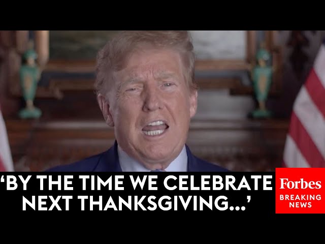 BREAKING NEWS: Trump Releases Thanksgiving Message, Predicts Victory In 2024