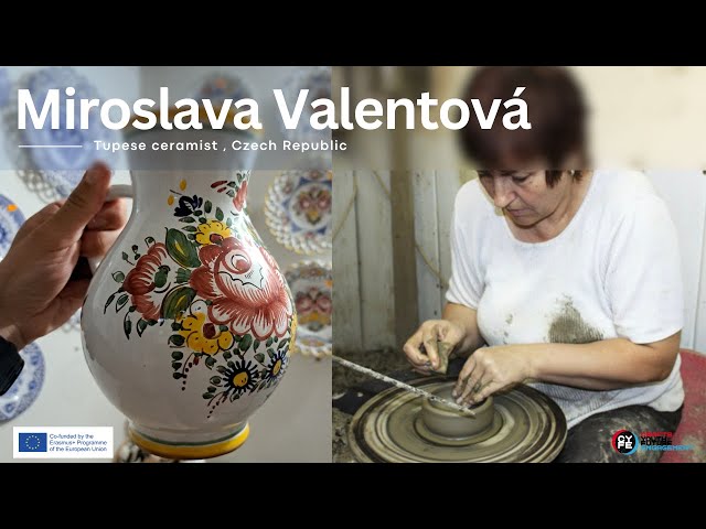 Miroslava Valentová, a Tupese ceramist, from Czech Republic opens her workshop for CYFE virtual tour