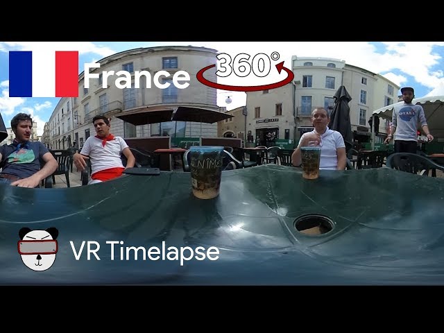 ⏰🎥 360° Timelapse: Apéro | Nîmes, France 🇫🇷