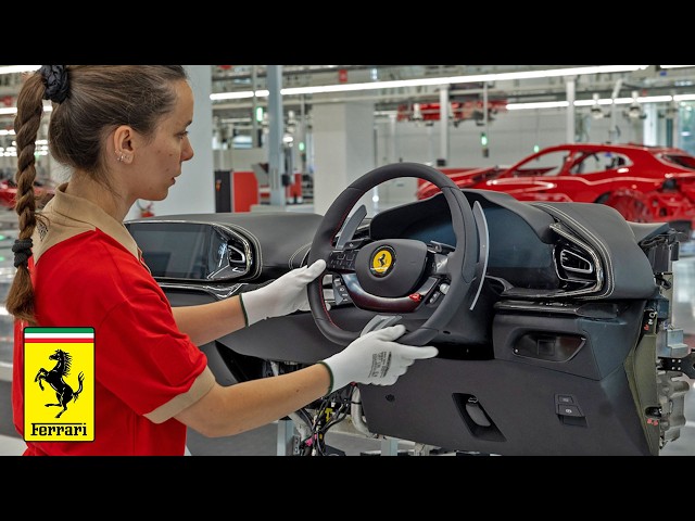 Ferrari Production - Inside Gigantic multi billion € factory producing supercars